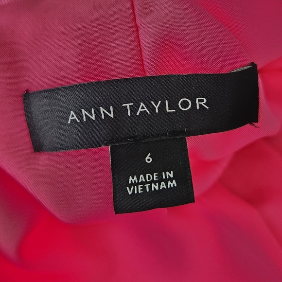 Ann Taylor Pink Tweed Blazer - Picture 6 of 8